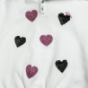 Set cotton fleece blend Moovers with double sequins (12 months-5 years)