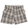 Shorts checkered with decorative pockets (4-14 years)