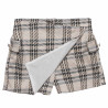 Shorts checkered with decorative pockets (4-14 years)