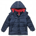 Jacket with detachable hood and fleece lining (12 μηνών-5 ετών)