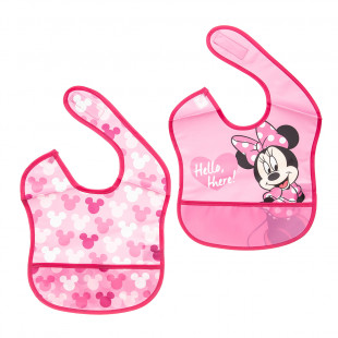 Bib set 2-pieces with pocket Disney Minnie Mouse