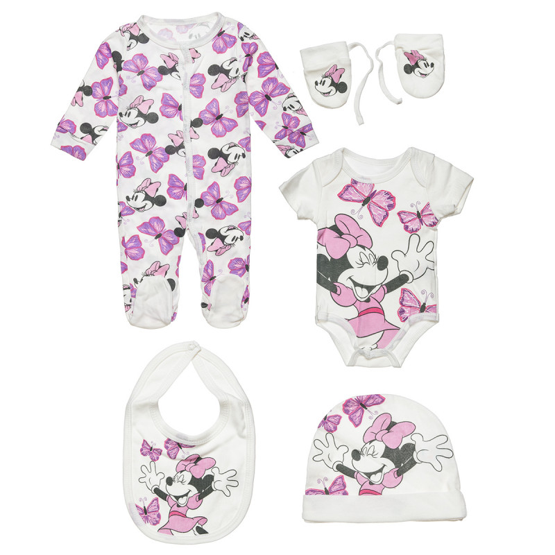 Set Disney Minnie Mouse 5 pieces (3-9 monhts)