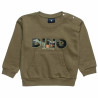 Long sleeve top cotton fleece blend with print (12 months-5 years)