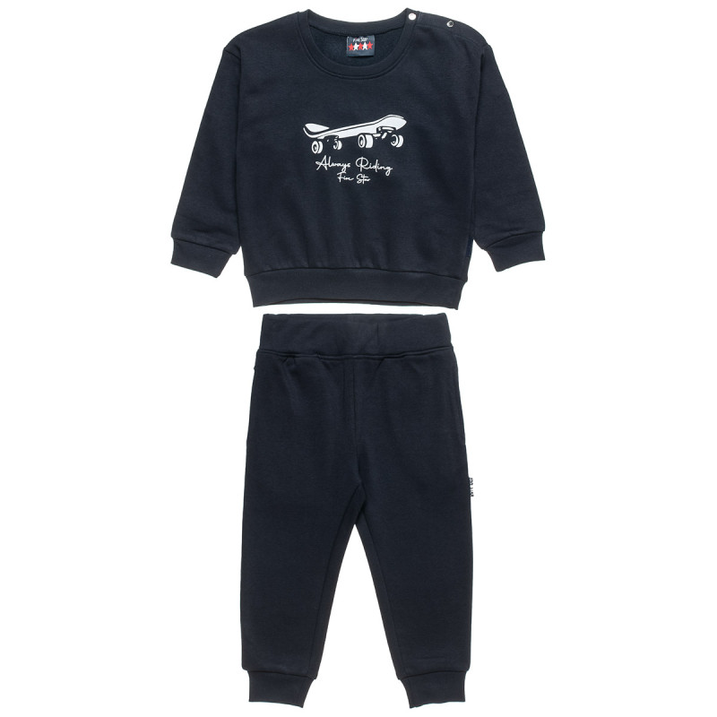 Tracksuit cotton fleece blend Five Star with embossed details (18 months-5 years)