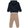 Tracksuit cotton fleece blend Five Star with embossed details (12 months-5 years)