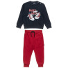 Tracksuit cotton fleece blend Five Star with embossed design (12 months-5 years)