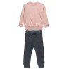 Tracksuit cotton fleece blend Five Star with embossed glitter design (6-14 years)