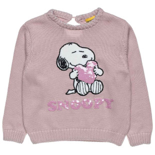 Sweater Snoopy with flippy sequins (12 months-8 years)