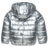 Jacket slightly puffy quilting silver matt (12 months-5 years)