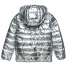 Jacket slightly puffy quilting silver matt (6-16 years)