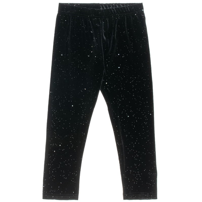 Leggings velour with glitter details (6-14 years)