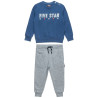 Tracksuit cotton fleece blend Five Star with embossed print (12 months-5 years)