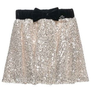 Skirt with sequins and a bow (2-10 years)