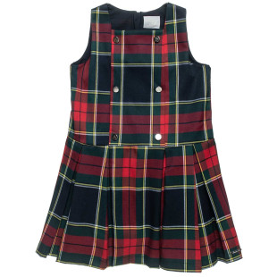 Sleeveless dress checkered (6-14 years)