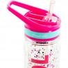 Water bottle Girabrilla with straw 350ml in 6 colors