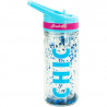 Water bottle Girabrilla with straw 350ml in 6 colors