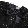 Dress with sequins and bow (6-14 years)