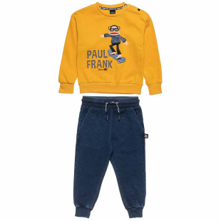 Tracksuit cotton fleece blend Paul Frank with embossed design (12 months-5 years)