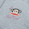 Zip hoodie cotton fleece blend Paul Frank with eco fur (12 months-5 years)