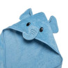 Hooded towel 100% cotton (75x75cm) elephant