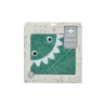 Hooded towel 100% cotton dino (75x75cm)