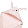 Hooded towel 100% cotton bunny (75x75cm)