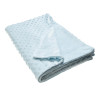 Blanket velour light blue (80x110cm)