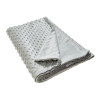 Blanket velour light grey (80x110cm)