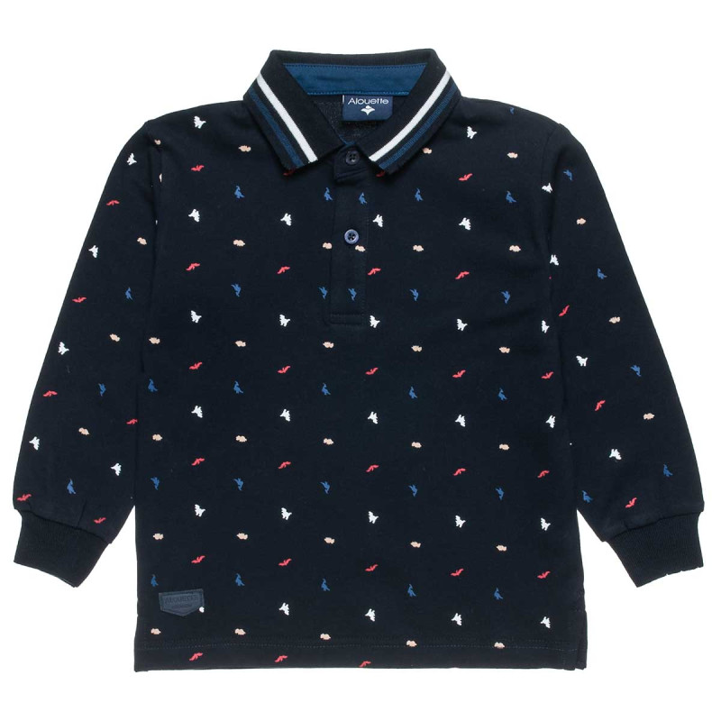 Long sleeve top with dino pattern (12 months-5 years)