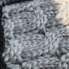 Beanie with thick knitting and pom pon one size (8-16 years)