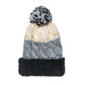 Beanie with thick knitting and pom pon one size (8-16 years)