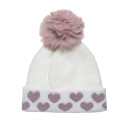 Beanie with pom pon and inner lining (1-5 years)