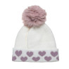 Beanie with pom pon and inner lining (1-5 years)