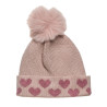 Beanie with pom pon and inner lining (1-5 years)