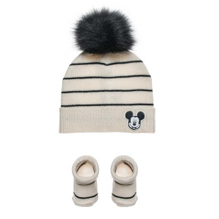 Set beanie with socks Disney Mickey Mouse (0-12 months)