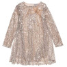 Dress with sequins and tulle bow (18 months-5 years)