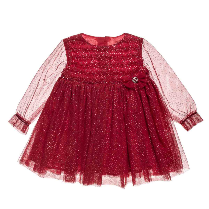 Dress with tulle and metallic details (18 months-5 years)