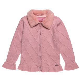 Knitted cardigan with viscose (12 months-5 years)