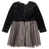 Dress velour with tulle (4-12 years)