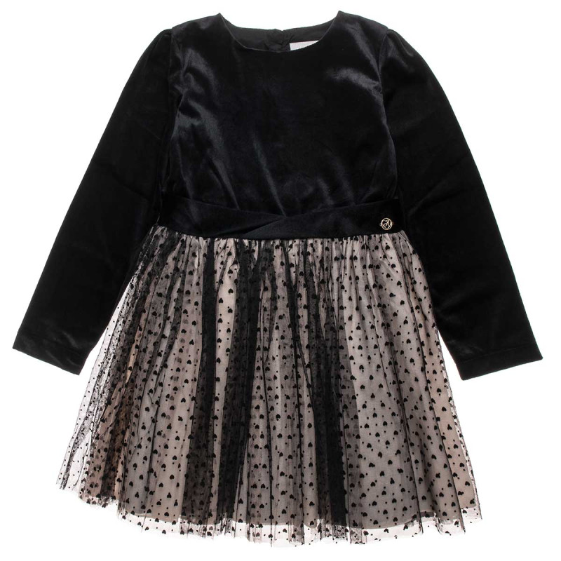 Dress velour with tulle (4-12 years)