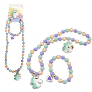 Set Set Bracelet, Necklace with Ring Lilycorn 3pcs Nice Precious