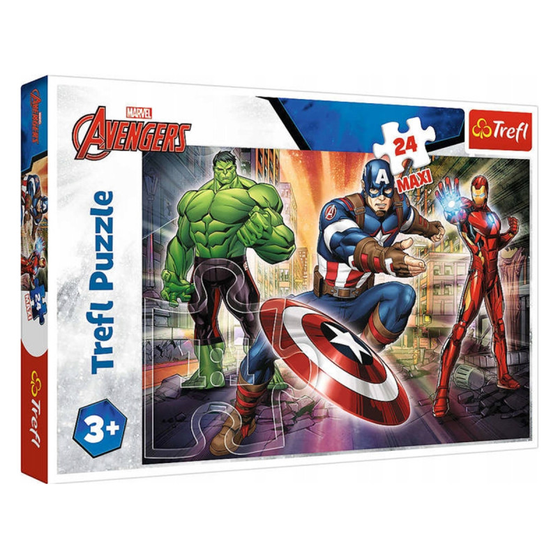 Puzzle Trefl Marvel Avengers 24 maxi pcs (3+ years)