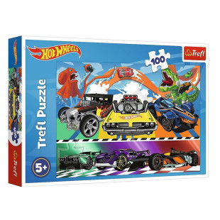 Παζλ Trefl Hot Wheels 100τμχ (5+ ετών)