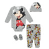 Set Disney Mickey Mouse 4-pieces (0-3 months)