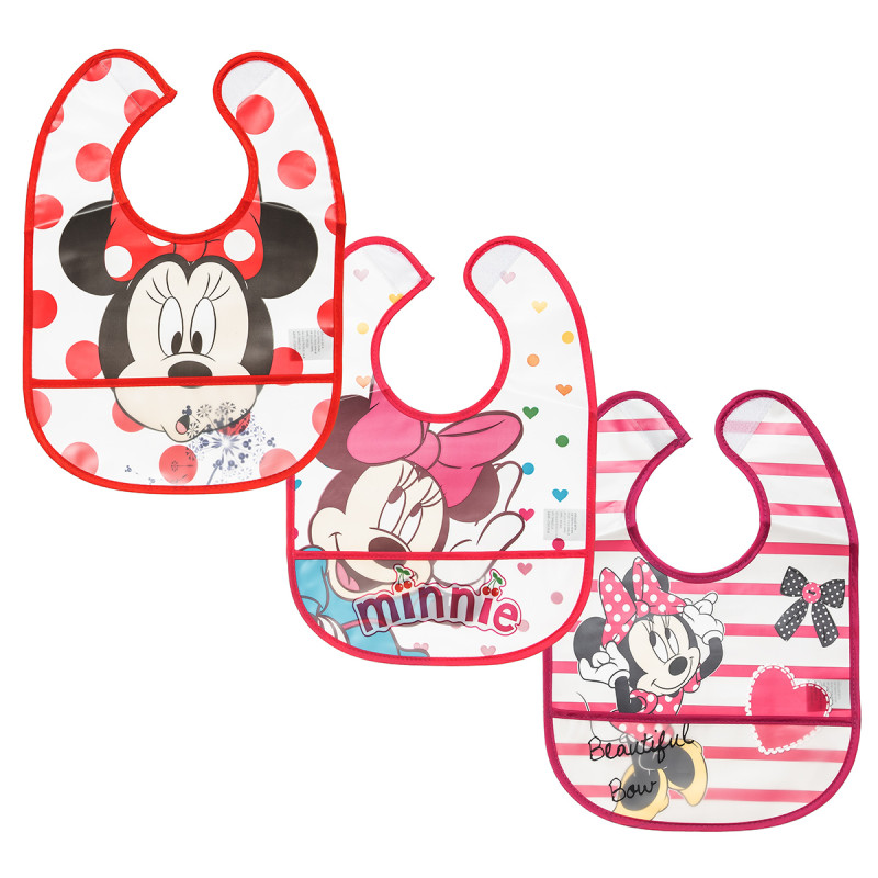 Σαλιάρες σετ 3τμχ Disney Minnie Mouse