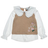 Set shirt with knitted top, shorts and tights (12 months-5 years)