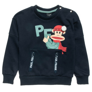 Long sleeve top cotton fleece blend Paul Frank with print (12 months-5 years)