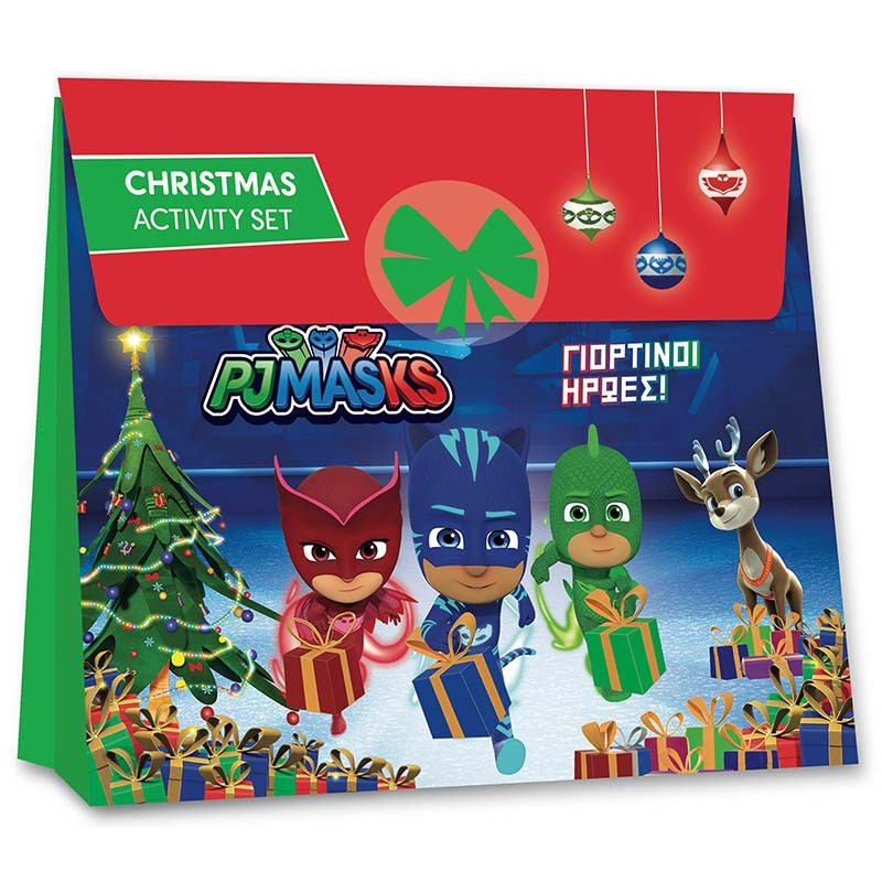 Χριστουγεννιάτικο σετ Δραστηριοτήτων PJ Masks Γιορτινοί Ήρωες