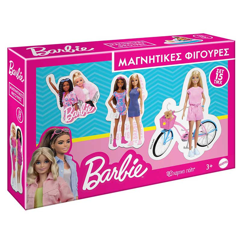 Φιγούρες Μαγνητικές Barbie 15τμχ (3+ ετών)