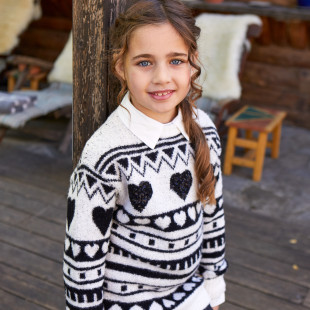 Sweater with sequins (6-14 years)